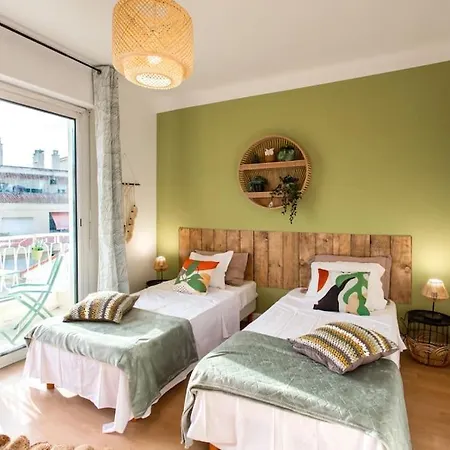 C5 Staywizus - 2 Bdr Blvd Carnot - 10 Min Palais - Ac & Terrace Sea View Apartman *