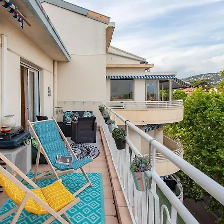 C5 Staywizus - 2 Bdr Blvd Carnot - 10 Min Palais - Ac & Terrace Sea View *