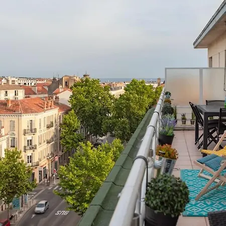 Appartement C5 - 2 Bdr Blvd Carnot - 10 Min Palais - Ac & Terrace Sea View *