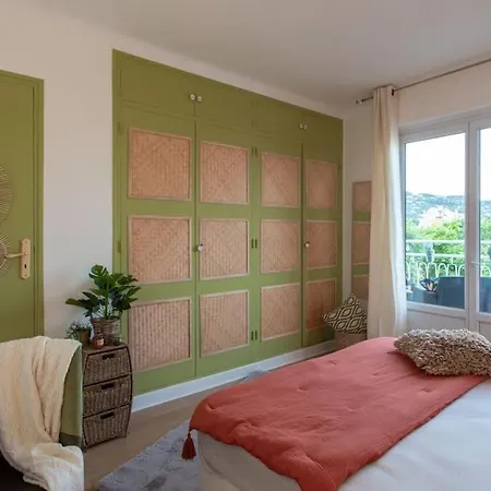 C5 Staywizus - 2 Bdr Blvd Carnot - 10 Min Palais - Ac & Terrace Sea View 아파트 칸느