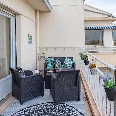 C5 - 2 Bdr Blvd Carnot - 10 Min Palais - Ac & Terrace Sea View Apartment Cannes